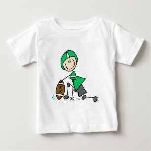 T-shirt Pour Bébé bâton de football