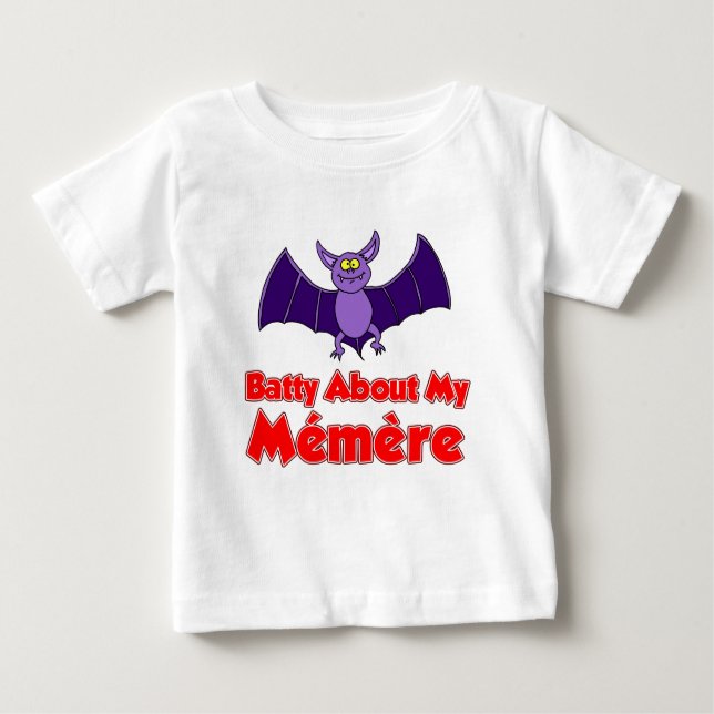 T-shirt Pour Bébé Batty à propos de mon mémo (Devant)