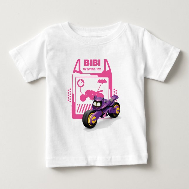T-shirt Pour Bébé Batwheel™ Bibi - Le cycle Batgirl (Devant)