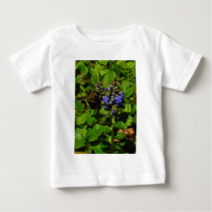 T-shirt Pour Bébé Baume d'abeille pourpre et bourdon
