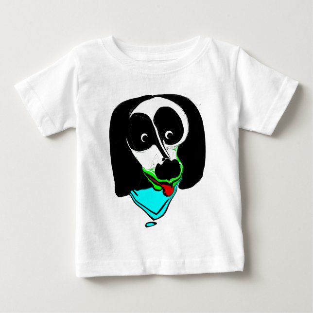 T-shirt Pour Bébé Beagle Cowdog (Devant)