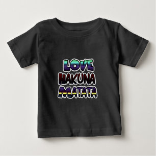 T-shirt Pour Bébé Beau Hakuna Matata Art Print