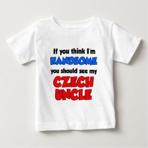 T-shirt Pour Bébé Beau oncle tchèque