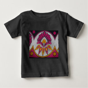 T-shirt Pour Bébé Beau tissu africain coloré Motif Art Imprimer