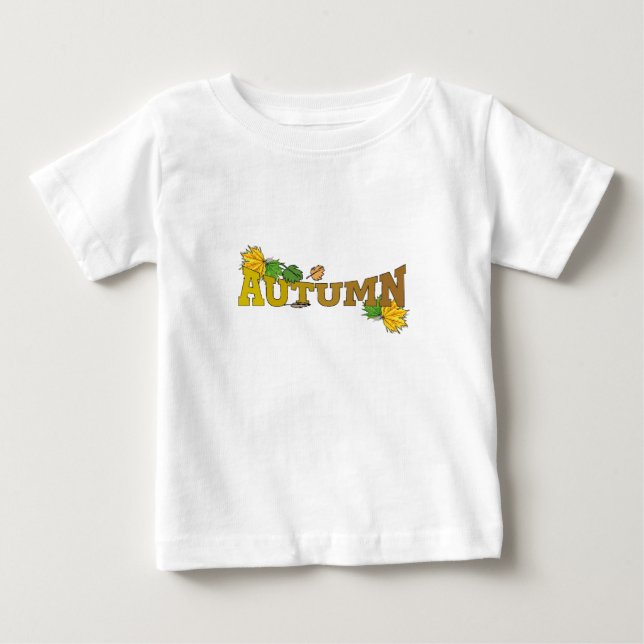 T-shirt Pour Bébé Beauté d'automne - (Devant)