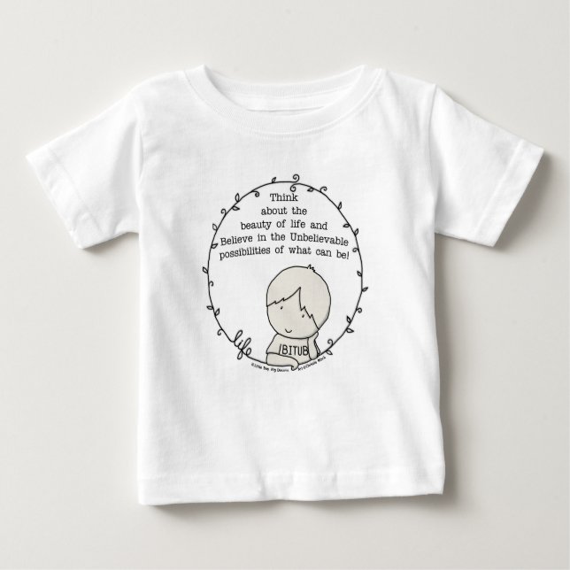 T-shirt Pour Bébé Beauté de la vie (Devant)