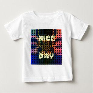 T-shirt Pour Bébé Beautiful have a Nice Day Text Print vecteur