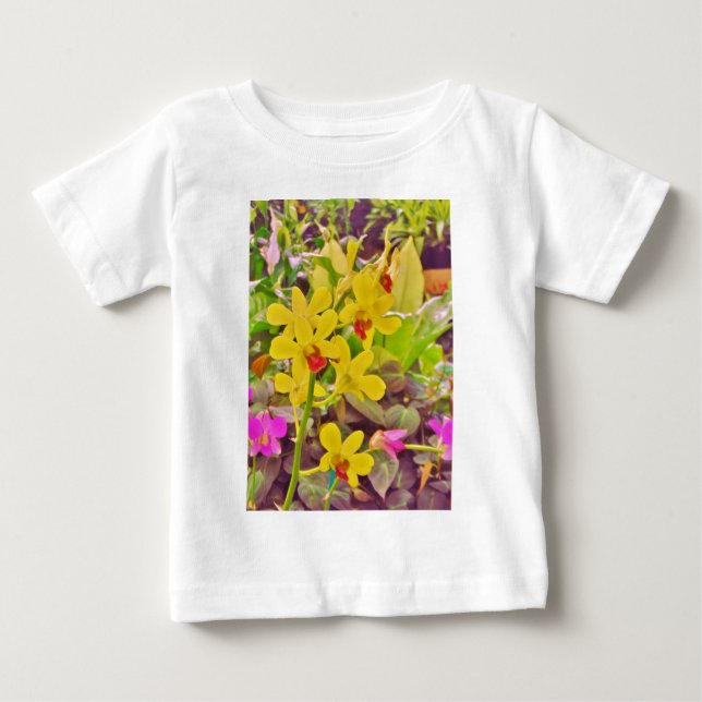 T-shirt Pour Bébé Beautiful Yellow autumn (Devant)