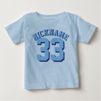 Bébé bleu | Design Jersey Sport