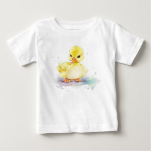 T-shirt Pour Bébé Bébé Canard 2 aquarelle