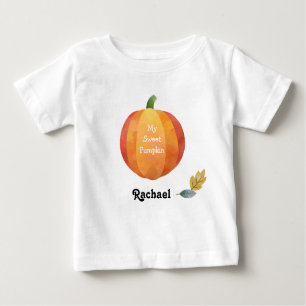 T-shirt Pour Bébé Bébé Citrouille doux