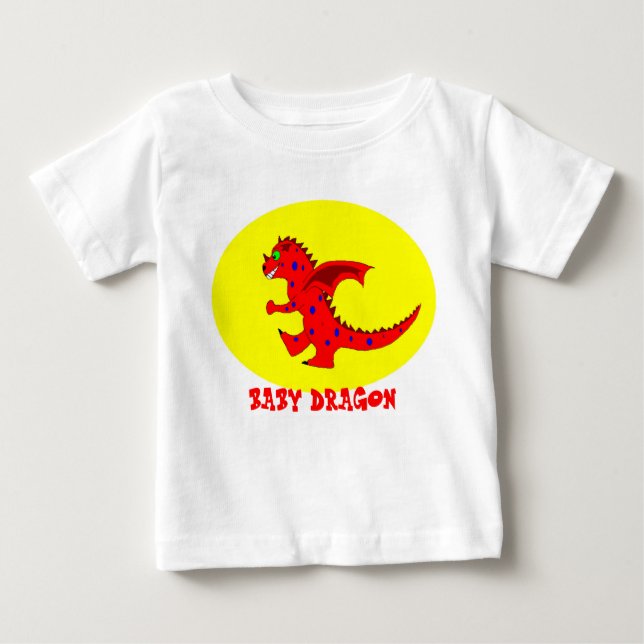 T-SHIRT POUR BÉBÉ BÉBÉ DRAGON (Devant)
