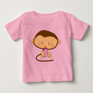 T-shirt Pour Bébé Bébé Fille Singe