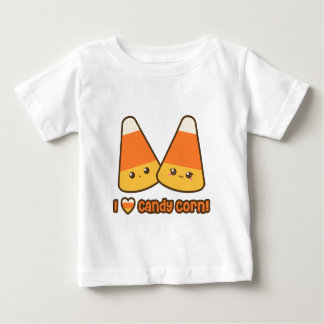 T-shirt Pour Bébé Bébé - I Heart Candy Corn