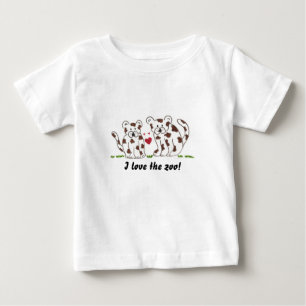 T-shirt Pour Bébé Bébé léopards