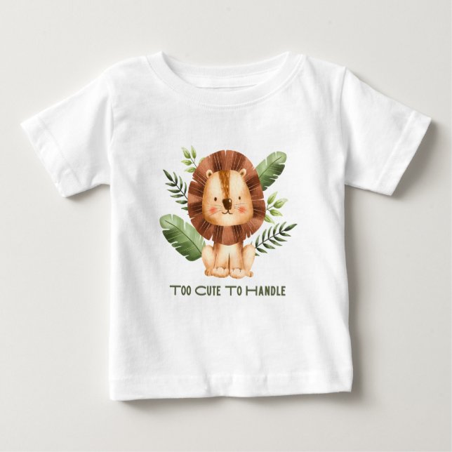 T-shirt Pour Bébé Bébé Mignon (Devant)