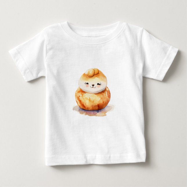 T-shirt Pour Bébé Bébé mignon Choux (Devant)
