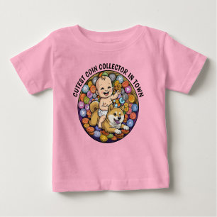 T-shirt Pour Bébé Bébé mignon Crypto