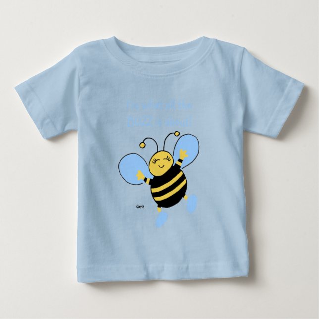 T-shirt Pour Bébé Bébé mignon Garçons Vêtements Avec Abeille (Devant)