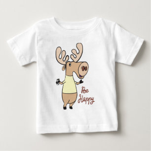 T-shirt Pour Bébé bébé renne