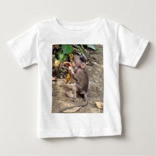T-shirt Pour Bébé Bébé singe