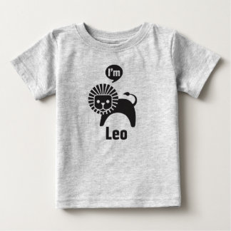 T-shirt Pour Bébé Bébé Tee - shirt-Lion de zodiaque