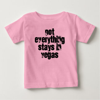 T-shirt Pour Bébé Bébé 'tout ne reste pas dans les vegas'