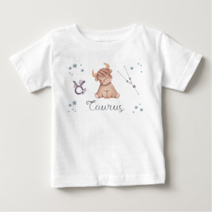 T-shirt Pour Bébé Bébé zodiaque Taureau BodySuit et T-Shirt