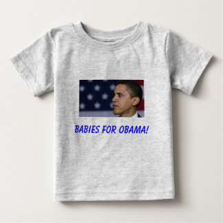 T-shirt Pour Bébé Bébés pour Obama !