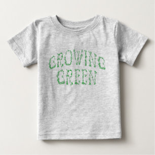 T-SHIRT POUR BÉBÉ BÉBÉS VERTS CROISSANTS