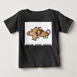 T-shirt Pour Bébé Belette de bande dessinée
