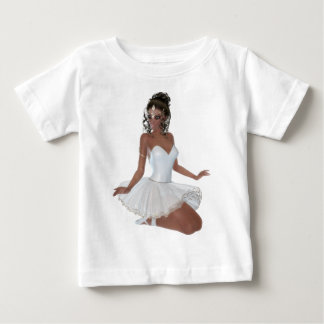 T-shirt Pour Bébé Belle Africaine Américaine Ballerina