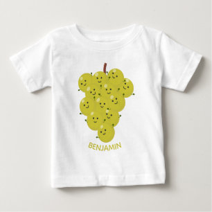 T-shirt Pour Bébé Belle bande de raisins amusante illustration