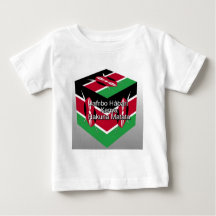 Belle Belle Cube Kenyane Drapeau avec salutation