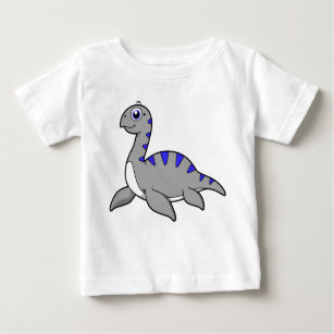 T-shirt Pour Bébé Belle Illustration D'Un Monstre Loch Ness.