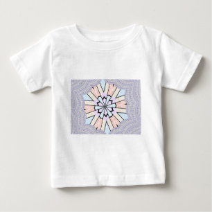 T-shirt Pour Bébé Belle Impression Géométrique Pastel Extraordinaire