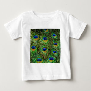 T-shirt Pour Bébé Belles plumes de paon