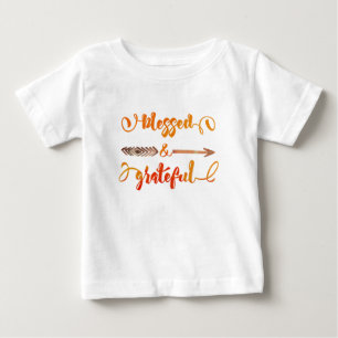 T-shirt Pour Bébé bénédiction et reconnaissance de l'action de grâce