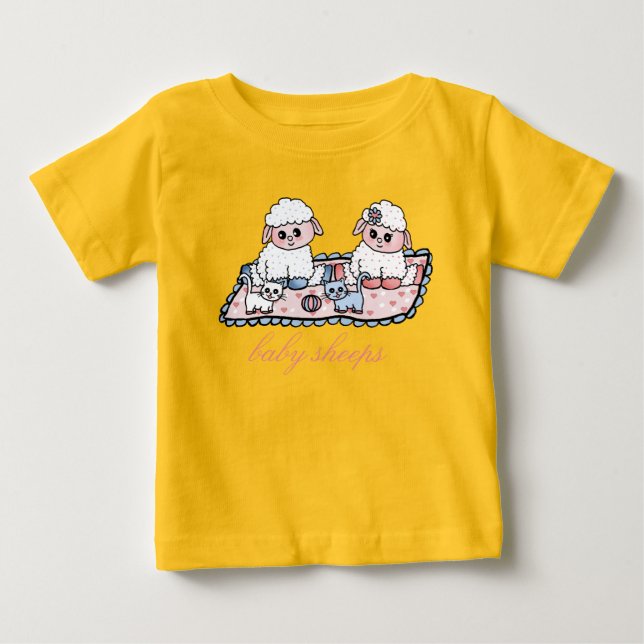 T-shirt Pour Bébé berceaux pour bébés (Devant)