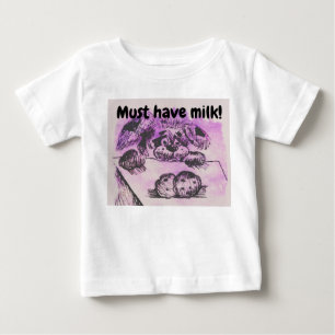 T-shirt Pour Bébé Besoin de lait