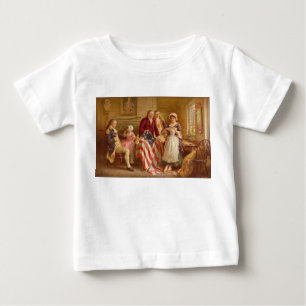 T-shirt Pour Bébé Betsy Ross, 1777 (Histoire Américaine) (USA Patrio