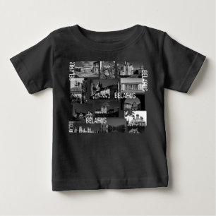 T-shirt Pour Bébé Biélorussie Б е л р а с у Minsk Grodno Brest T-Shi