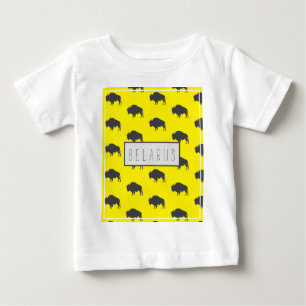 T-shirt Pour Bébé Biélorussie Bison З Biélorusse у б р Б а е л  de  
