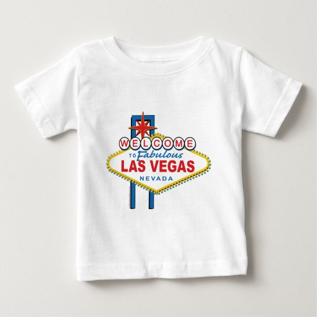 T-shirt Pour Bébé Bienvenue à Las Vegas (Devant)