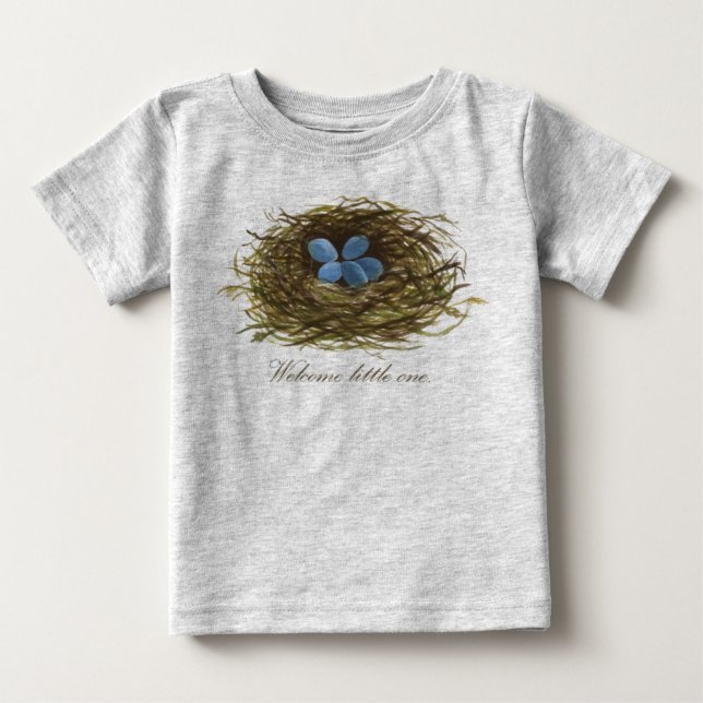 T-shirt Pour Bébé Bienvenue Little One (Devant)
