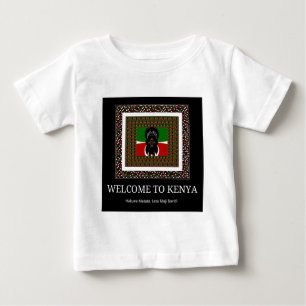 T-shirt Pour Bébé Bienvenue sur Magical Kenya : Hakuna Matata