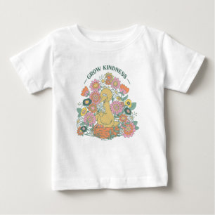 T-shirt Pour Bébé Big Bird   Grow Kindness Floral Graphic