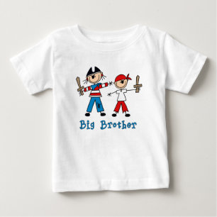 T-shirt Pour Bébé Big Brother des pirates de Stick