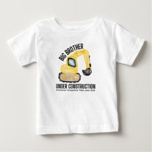 T-shirt Pour Bébé Big Brother en construction, Brother Digger
