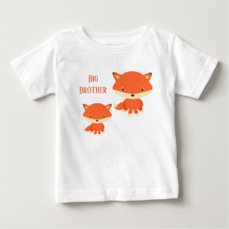 T-shirt Pour Bébé Big Brother Foxes
